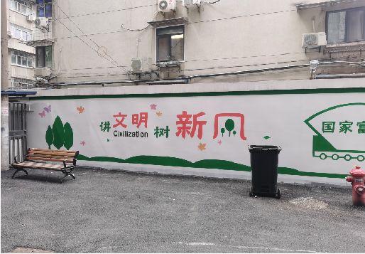 阜南社区墙绘